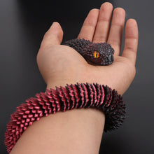 Load image into Gallery viewer, 30/45cm 3D Printed Snake Decoration 3D Printed Animals Desk Accessories Room Decor Office Table Funny Snake Year Ornament
