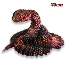 Load image into Gallery viewer, 30/45cm 3D Printed Snake Decoration 3D Printed Animals Desk Accessories Room Decor Office Table Funny Snake Year Ornament
