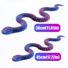 Load image into Gallery viewer, 30/45cm 3D Printed Snake Decoration 3D Printed Animals Desk Accessories Room Decor Office Table Funny Snake Year Ornament
