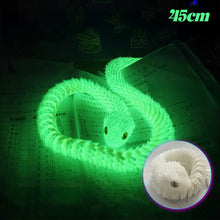 Load image into Gallery viewer, 30/45cm 3D Printed Snake Decoration 3D Printed Animals Desk Accessories Room Decor Office Table Funny Snake Year Ornament
