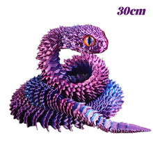 Load image into Gallery viewer, 30/45cm 3D Printed Snake Decoration 3D Printed Animals Desk Accessories Room Decor Office Table Funny Snake Year Ornament
