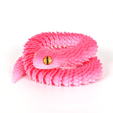 Load image into Gallery viewer, Luminous 30cm 3D Printed Cobra Snake Decoration 3D Printed Animals Desk Accessories Room Decor Office Table Snake Year Ornament
