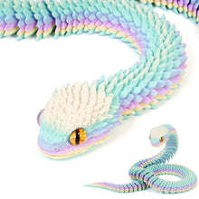 Load image into Gallery viewer, Luminous 30cm 3D Printed Cobra Snake Decoration 3D Printed Animals Desk Accessories Room Decor Office Table Snake Year Ornament
