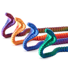 Load image into Gallery viewer, 3D Printed Snake Movable Joint Simulation Snake Figurine Creative Home Office Desktop Ornament Year Of Snake Decor Crafts Gift
