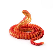 Load image into Gallery viewer, 3D Printed Snake Movable Joint Simulation Snake Figurine Creative Home Office Desktop Ornament Year Of Snake Decor Crafts Gift
