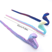 Load image into Gallery viewer, 3D Printed Snake Movable Joint Simulation Snake Figurine Creative Home Office Desktop Ornament Year Of Snake Decor Crafts Gift
