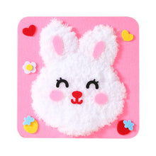 Load image into Gallery viewer, Non-Finished Cute DIY Wool Felt Kit Cartoon Animal Handcraft Needle Felting Kit for Needle Material Pack for Kids Beginner Gift
