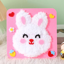 Load image into Gallery viewer, Non-Finished Cute DIY Wool Felt Kit Cartoon Animal Handcraft Needle Felting Kit for Needle Material Pack for Kids Beginner Gift
