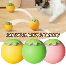 Load image into Gallery viewer, Orange Shape Cat Interactive Ball Toys Automatic Rolling Ball Electric Cat Toys Rechargeable Self-moving Kitten Toys
