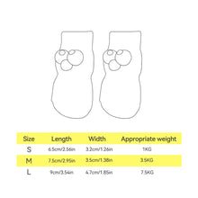 Load image into Gallery viewer, 4Pcs Anti-slip Protect Paws Puppy Dog Shoes Soft Pet Knits Socks Cute Cartoon Skid Socks For Small Dogs Breathable S/M/L
