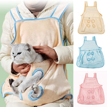 Load image into Gallery viewer, Pet Apron Carrier Cat Carrier 4 Holding Holes Anti-Scratch Hair Resistant Good Helpers for Cutting Pet Nails
