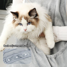 Load image into Gallery viewer, Pet Apron Carrier Cat Carrier 4 Holding Holes Anti-Scratch Hair Resistant Good Helpers for Cutting Pet Nails
