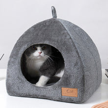Load image into Gallery viewer, All-Season Use Cat Bed House Cat Thermal Bed Cat Sleeping Bag Deep Sleep Winter Doghouse Cats Nest Cave
