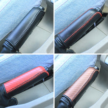 Load image into Gallery viewer, Carbon Fiber Car Leather Handbrake Cover Protective Sleeve Hand Brake Protection for Ford Focus 2012-2018 Accessories
