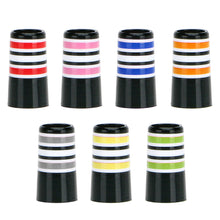 Load image into Gallery viewer, 1Pc Professional Golfing Iron Ferrules Long Short for 0.37Inch Tapered Parallel Shafts Colorful Striped Golfing Tapered Ferrules
