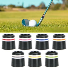 Load image into Gallery viewer, 1Pc Professional Golfing Iron Ferrules Long Short for 0.37Inch Tapered Parallel Shafts Colorful Striped Golfing Tapered Ferrules
