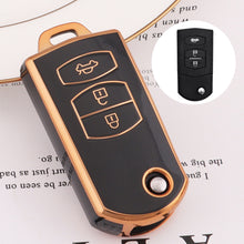 Load image into Gallery viewer, 2 3 Buttons Car Key Cover Case Remote Shell Fob Bag Protector TPU Key Holder For Mazda 2 3 5 6 CX7 CX9 RX8 MX5 MPV Demio
