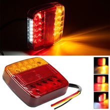 Load image into Gallery viewer, 2Pcs 12V 26LED Truck Rear Taillight Turn Signal Indicator Tail Light Car Number Plate Light Rear Reverse Brake Stop Lamp Trailer Caravan
