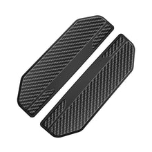 Load image into Gallery viewer, 2Pcs Carbon Fibre Universal Car Rear View Mirror Rain Cover Sun Visor Eyebrow Side View Mirror Rain Guard Auto Protection
