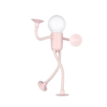 Load image into Gallery viewer, Mini Suction Cup Desk Book Light Changeable Shape Funny Sportsman Night Light Portable LED Lamp Funny Bedroom Decor Kids Gift
