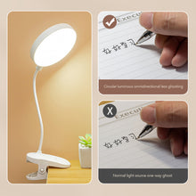 Load image into Gallery viewer, Table Lamp USB Rechargeable Desk Lamp With Clip Bed Reading Book Night Light LED Touch 3 Modes Dimming Eye Protection Light
