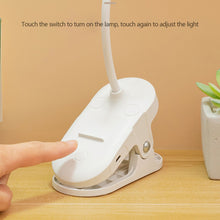 Load image into Gallery viewer, Table Lamp USB Rechargeable Desk Lamp With Clip Bed Reading Book Night Light LED Touch 3 Modes Dimming Eye Protection Light
