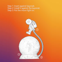 Load image into Gallery viewer, Suspended Astronaut Ornament Lunar Lamp Cute Little Night Light Decoration Housewarming Gift Suitable Children
