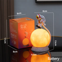 Load image into Gallery viewer, Suspended Astronaut Ornament Lunar Lamp Cute Little Night Light Decoration Housewarming Gift Suitable Children
