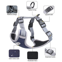 Load image into Gallery viewer, Large Dog Harness Reflective Adjustable Dog Collar Dog Leash Small and Medium Dog Accessories
