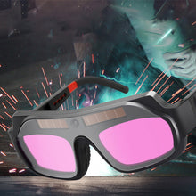 Load image into Gallery viewer, 1Pair Protective Glasses Solar Automatic Dimming Welding Mask Auto Welding Goggles with View True Color for Wide
