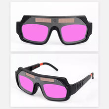 Load image into Gallery viewer, 1Pair Protective Glasses Solar Automatic Dimming Welding Mask Auto Welding Goggles with View True Color for Wide
