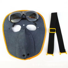 Load image into Gallery viewer, Cowhide Eyeglasses Labor Protection Welding Eyeglasses Ghost Face Protection Mask Head Wear Cowhide Welding Masks
