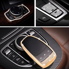 Load image into Gallery viewer, 12x20cm Crystal Diamond Car DIY Decorative Stickers Decoration Accessories Stickers Auto Interior Cover
