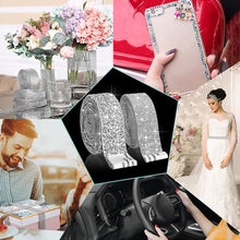 Load image into Gallery viewer, 12x20cm Crystal Diamond Car DIY Decorative Stickers Decoration Accessories Stickers Auto Interior Cover
