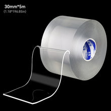Load image into Gallery viewer, 3m/5m*30mm/50mm/70mm DIY Car Door Sticker Reusable Double-Sided Adhesive Nano Tape Washable Traceless Protector Edge Edge Guard Sticker Tape

