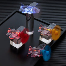 Load image into Gallery viewer, Motorcycle Rotatable Airplane Wind Powered LED Light Airplane Decor Ornaments Bikes Motorcycle Bicycle Decorations
