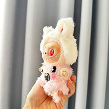 Load image into Gallery viewer, For Labubu V1 V2 Dolls Sitting Party Clothing Outfit 17cm Mini Plush Doll'S Clothes Bear Rabbit Bib Pants Overalls Accessories
