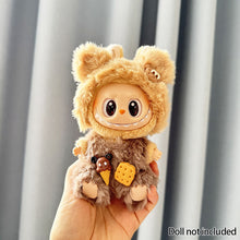 Load image into Gallery viewer, For Labubu V1 V2 Dolls Sitting Party Clothing Outfit 17cm Mini Plush Doll'S Clothes Bear Rabbit Bib Pants Overalls Accessories
