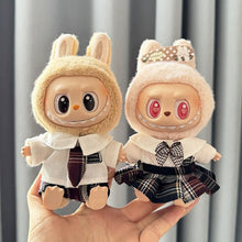 Load image into Gallery viewer, For 17CM Labubu Valentine's Clothes Pendant Labubu Sitting Party Innocent Couple Suit Dolls Accessories Decoration
