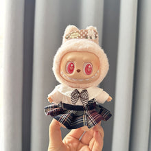 Load image into Gallery viewer, For 17CM Labubu Valentine's Clothes Pendant Labubu Sitting Party Innocent Couple Suit Dolls Accessories Decoration
