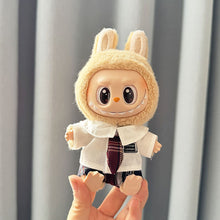 Load image into Gallery viewer, For 17CM Labubu Valentine's Clothes Pendant Labubu Sitting Party Innocent Couple Suit Dolls Accessories Decoration
