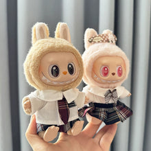 Load image into Gallery viewer, For 17CM Labubu Valentine's Clothes Pendant Labubu Sitting Party Innocent Couple Suit Dolls Accessories Decoration
