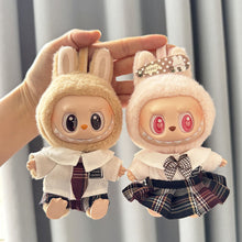 Load image into Gallery viewer, For 17CM Labubu Valentine's Clothes Pendant Labubu Sitting Party Innocent Couple Suit Dolls Accessories Decoration
