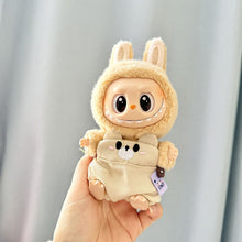 Load image into Gallery viewer, For 17cm Labubu I II Idol Dolls Clothes Cute Hat Bib Pants Sets New Year Accessories for Korea Kpop Exo Clothing Winter Gifts
