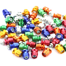 Load image into Gallery viewer, Aluminum Alloy 6MM Motorcycle License Plate Screw Cover Shell Holes Plate Scooter Accessories for Electric Motorcycle Part
