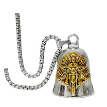 Load image into Gallery viewer, Punk Wing Motorcycle Bell Keychain Pendant Men's Hip Hop Rock Riding Exorcism Amulet Jewelry Accessories Bike Riders Gift
