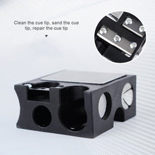Load image into Gallery viewer, 11 IN 1 Multi-Functional Pool Cue Tip Repair Device For Small And Big Rod Head Cue Tip Grinding Needle Cutting Tool
