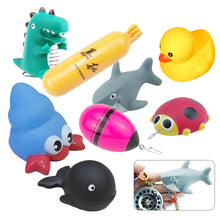 Load image into Gallery viewer, 1PC Vinyl /ABS Fish Buckle Float With Connector Waterproof Durable Personality Modified DIY Fishing Accessories
