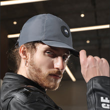 Load image into Gallery viewer, Outdoor Sports Cycling Light Warm Down Motorcycle Cap Windproof Warm Peaked Cap With Reversible Sunglasses
