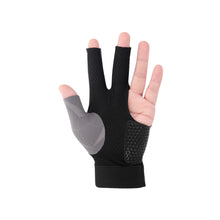 Load image into Gallery viewer, 1PC Professional Three-Finger Billiard Gloves For Left Hand Non-Slip Breathable Snooker Gloves Self-Adhesive Cloth Fixed
